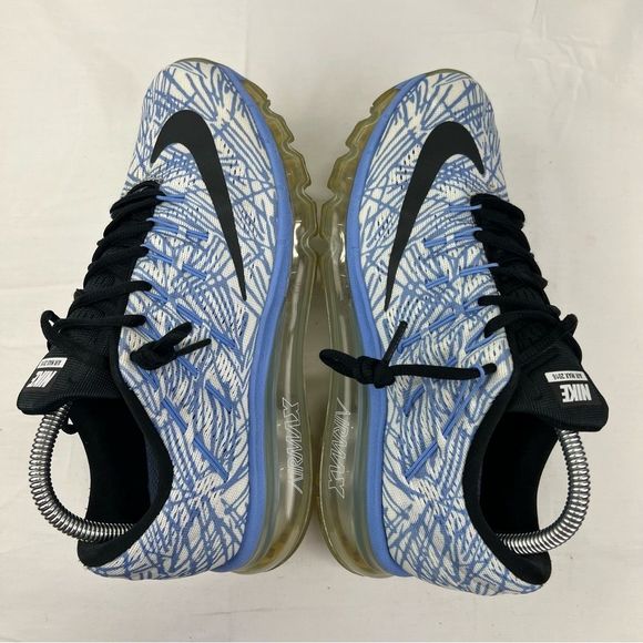 Nike Air Max 2016 Running Shoes Womens 8.5 White Blue Breathable Mesh 818101 400 - Picture 7 of 9